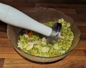 Purée de pois cassés