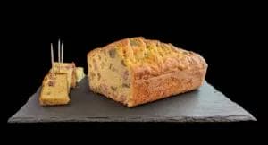 Cake salé aux jambon et olives